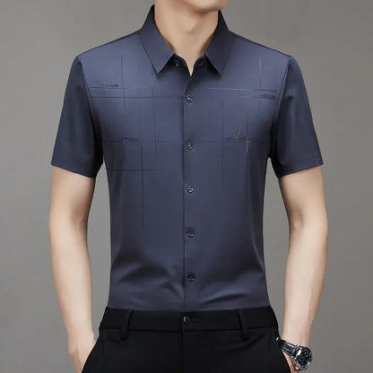 MEN'S ICE SILK BUSINESS SHIRT