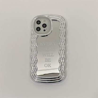 Advanced Electroplating Wave Bracket Case Cover For iPhone