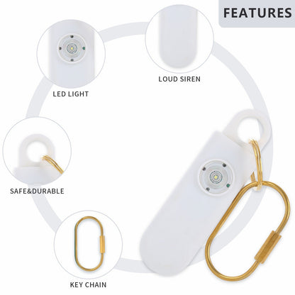 Siren Keychain Alarm with SOS LED Light