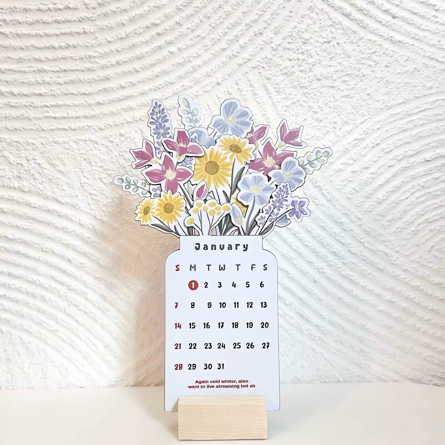 🌷Best Christmas Gift🎁--2025 Bloomy Flowers Desk Calendar📅