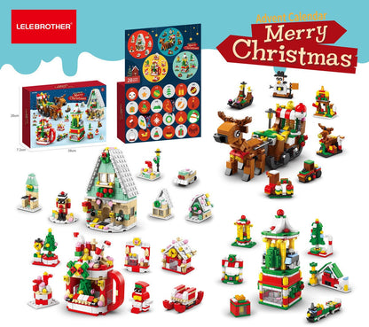Early Xmas Sale 50% OFF-Advent Calendar Kids With Christmas Building Blocks