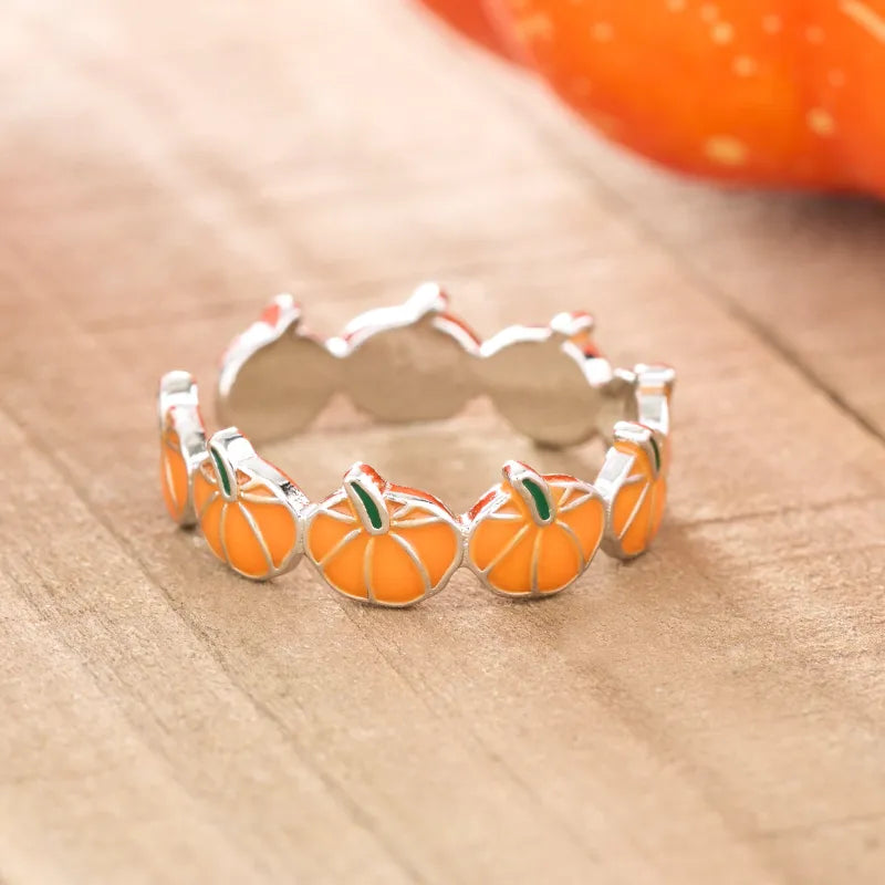 🎃Tiny Adjustable Pumpkin Ring
