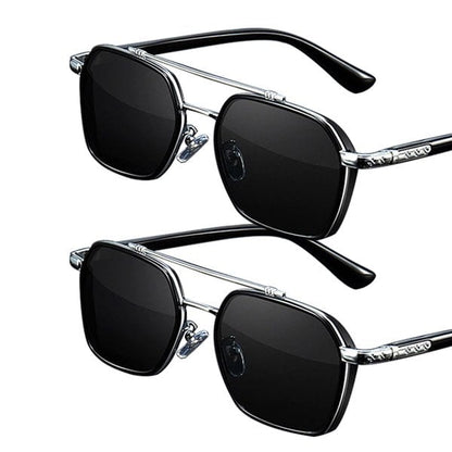 Double Beam Slim Retro PC Frame Optical Glass