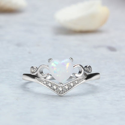 💝Self Love Silver Heart Ring💗