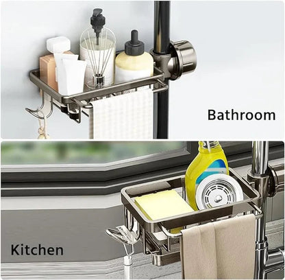 🔥(2024 New Arrival-48% OFF)🔥👨‍🍳Kitchen Sink Faucet Organizer