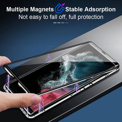 Magnetic Double-sided Tempered Glass Case