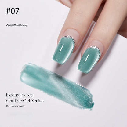 Crystal Wide Cat Eye Nail Gel Polish