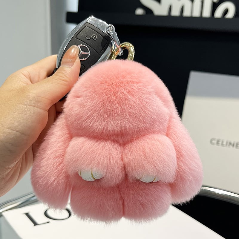 💕🐰 Handmade Soft Bunny PomPom Charms（🎁Boxed Edition）