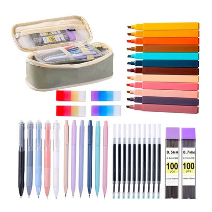 Morandi Large Capacity Stationery Set