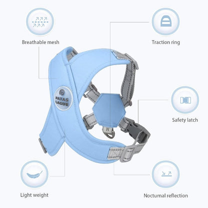 Reflective Mesh Pet Harness with Leash – No-Choke Design for Dogs