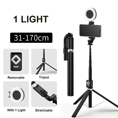 🔥🎁2024 New Year Hot Sale🎁 50% OFF🔥New 6 in 1 Bluetooth Selfie Stick