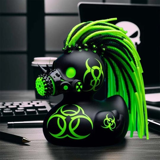 TechnoDuck – The Cyberpunk Aviator