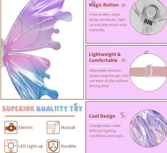 🎁Early Christmas Sale -🧚‍♀️✨-LED Flying Angel