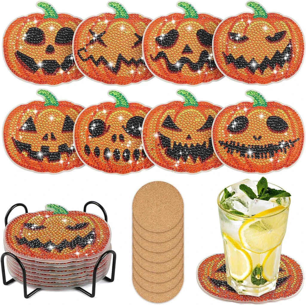 ☕DIY Special Shaped Diamond Painting Coaster👍