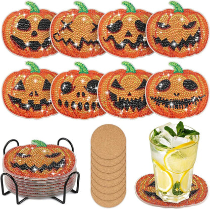 ☕DIY Special Shaped Diamond Painting Coaster👍