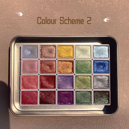 🎨🖌️20 Colors Watercolor Painting Set