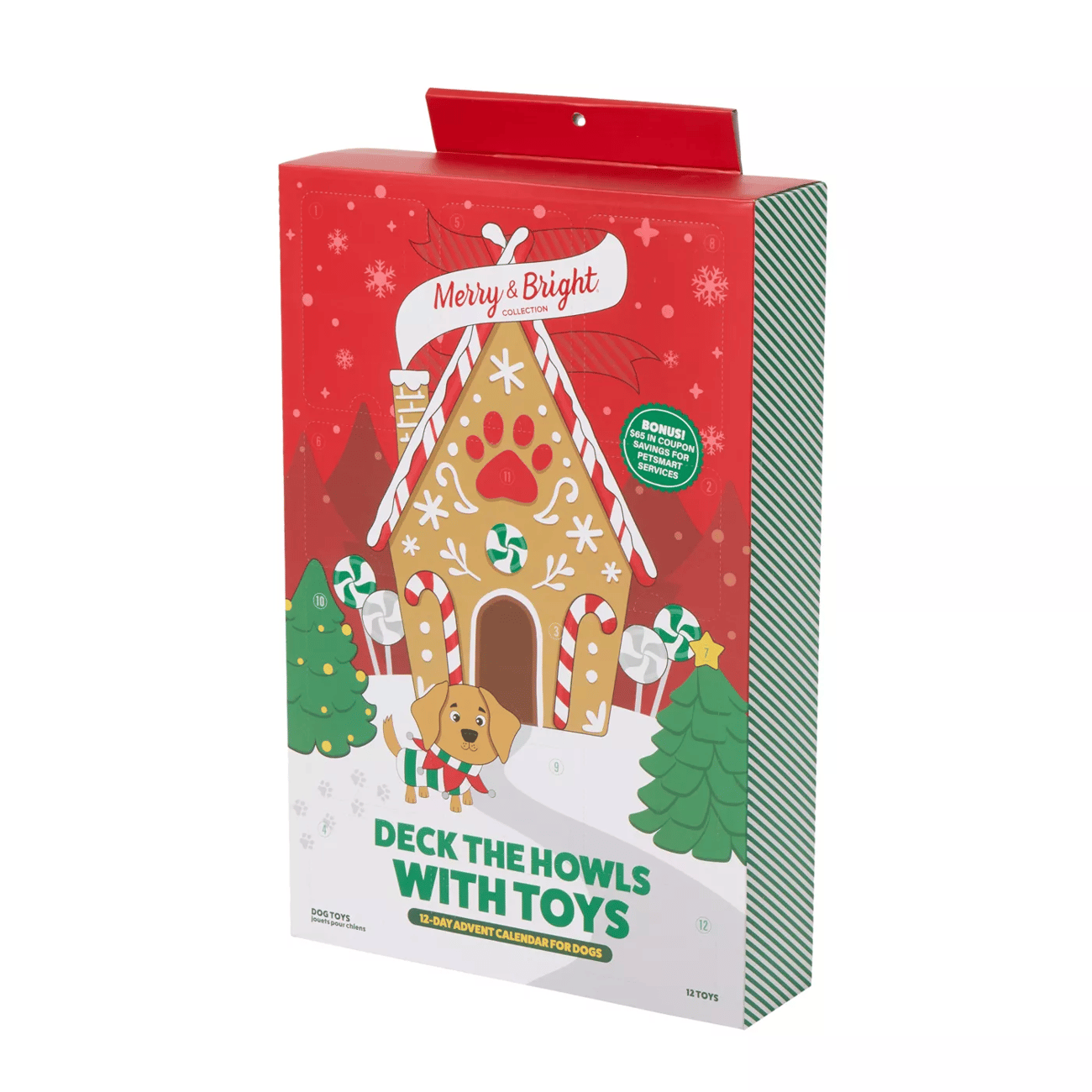 🎄Dog Christmas Advent Calendar - 12 Days of Surprise Holiday Toys for Dogs