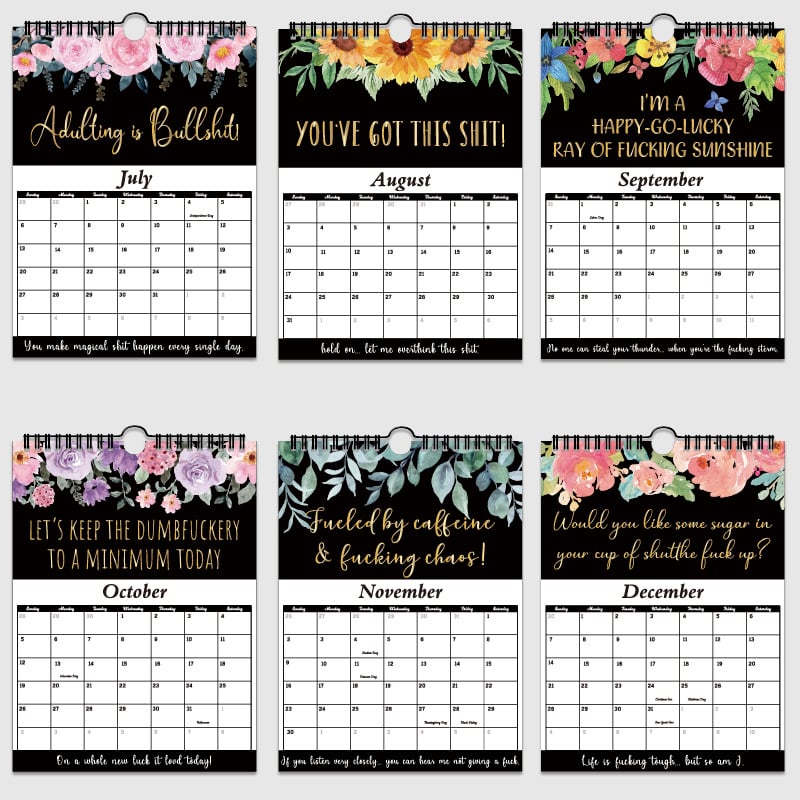 💥Last Day 49% Off💥 - 2025 Calendar for Tired-Ass Women