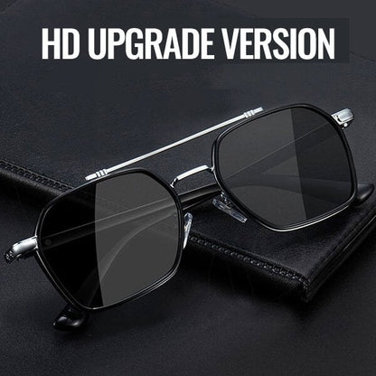Double Beam Slim Retro PC Frame Optical Glass