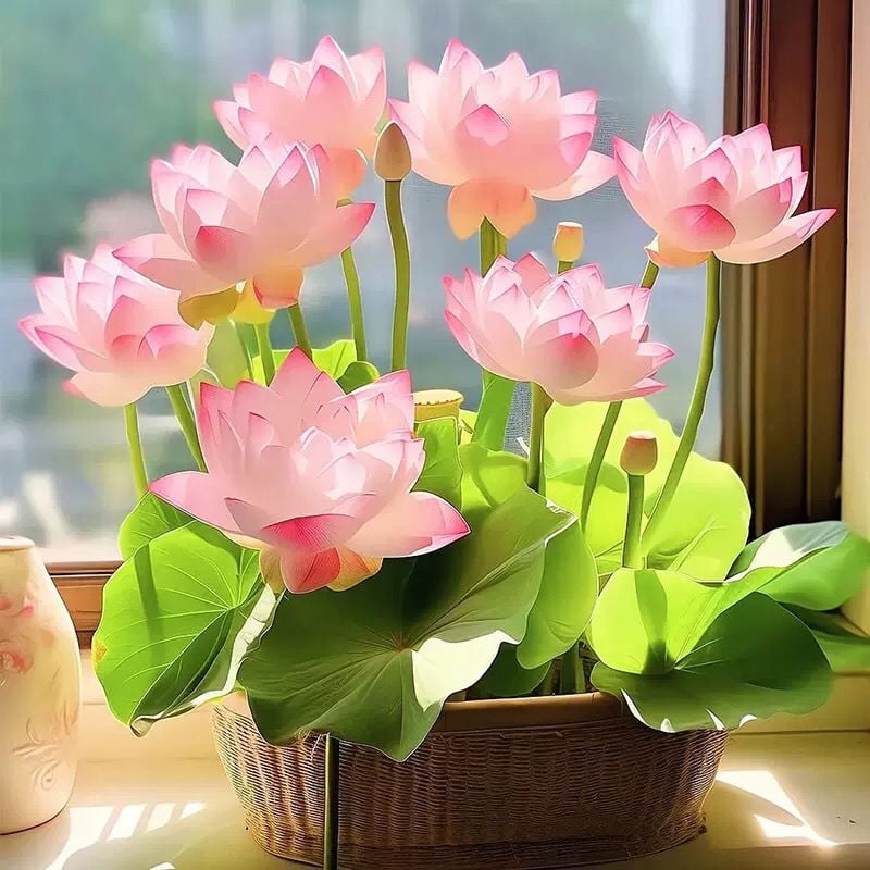 🌸7 Days germination🌸Last Day Sale - 70% OFF💐The Sacred Bonsai Bowl Lotus Flower