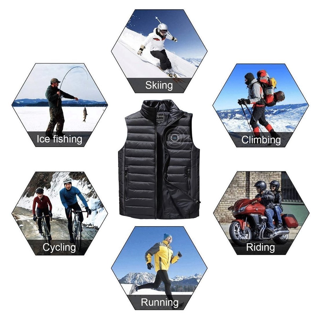 🔥 New Unisex Warming Heated Vest 🔥