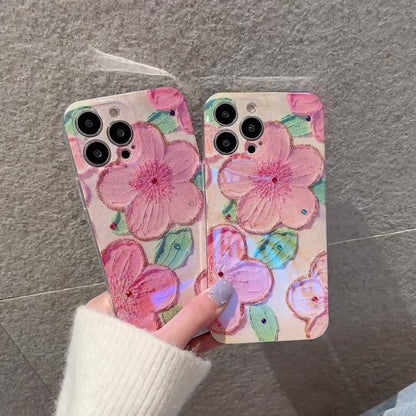 🔥🌸📱Oil Painting Flower Phone Case for Iphone 🌸