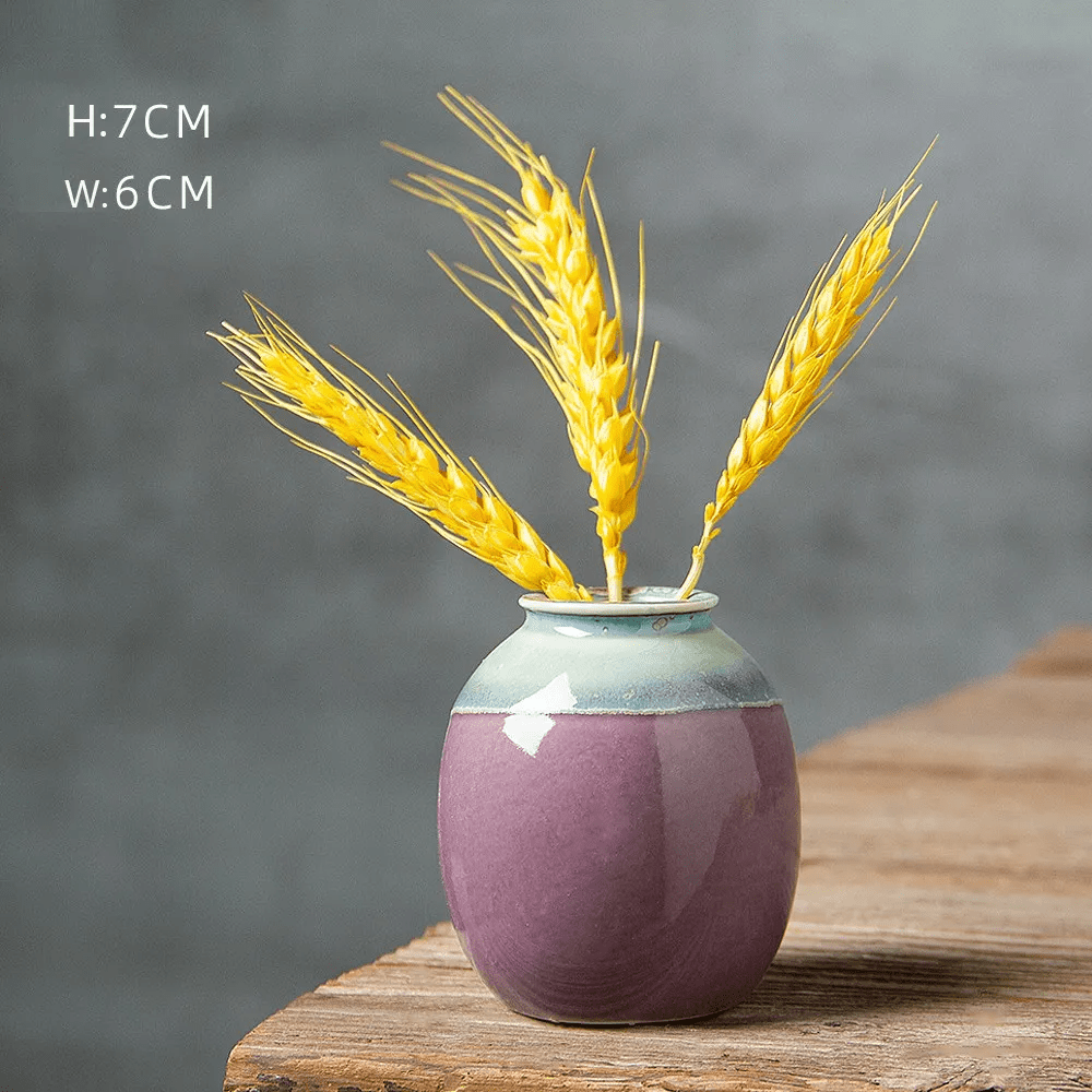 💐Handmade Desktop Art Tiny Vase Decor