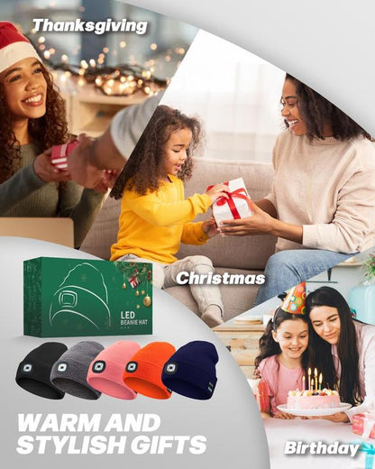 🎄Christmas Sales 49% OFF-2024 LED Bluetooth Beanie