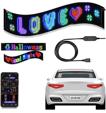 Ultra-thin flexible Bluetooth LED screen