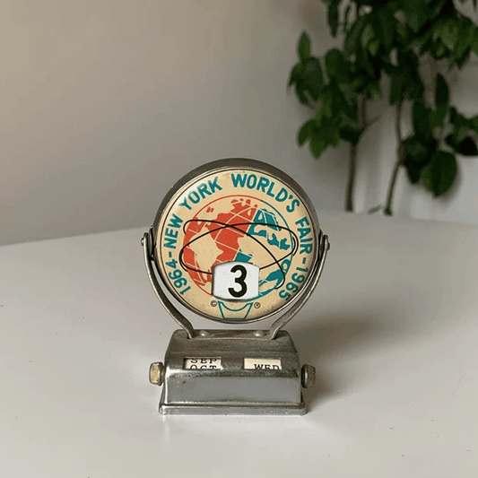 Vintage Perpetual Flip Calendar