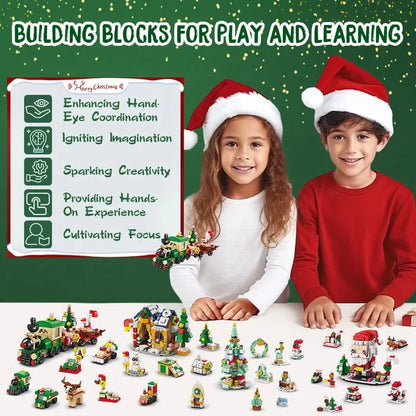 Early Xmas Sale 50% OFF-Advent Calendar Kids With Christmas Building Blocks