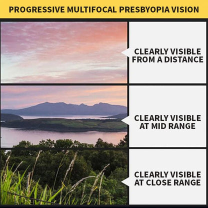 NEW DIAMOND-CUT BIFOCAL PROGRESSIVE & ANTI-BLUE EYEWEAR ULTRALIGHT READING GLASSES