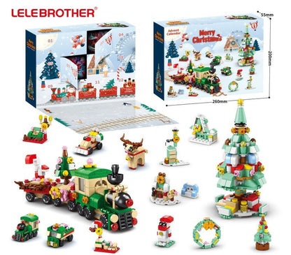 Early Xmas Sale 50% OFF-Advent Calendar Kids With Christmas Building Blocks