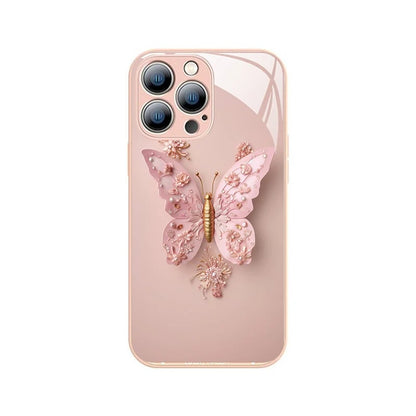 Butterfly Pattern Cover Compatible with iPhone