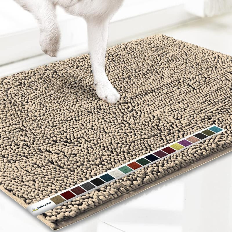 Super Absorbent Chenille Entrance Mat – Anti-Slip & Easy to Clean