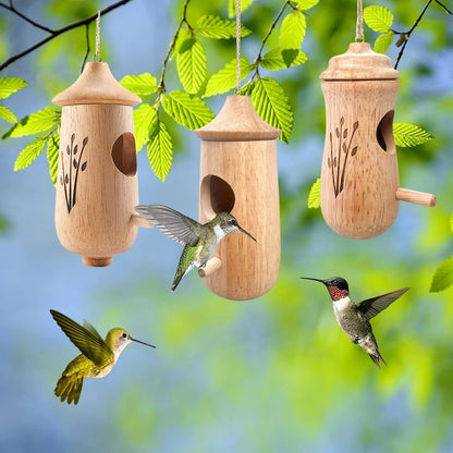 Last Day Sale 60% OFF💕Wooden Hummingbird House-Gift for Nature Lovers