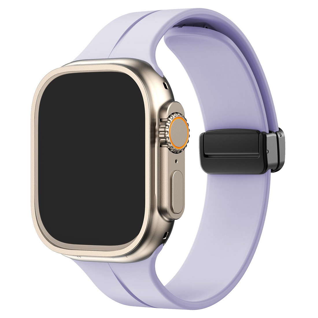 Silicone Magnetic Folding Band For Apple Watch