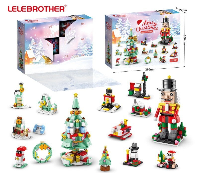 Early Xmas Sale 50% OFF-Advent Calendar Kids With Christmas Building Blocks