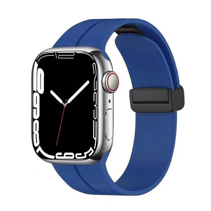 Silicone Magnetic Folding Band For Apple Watch