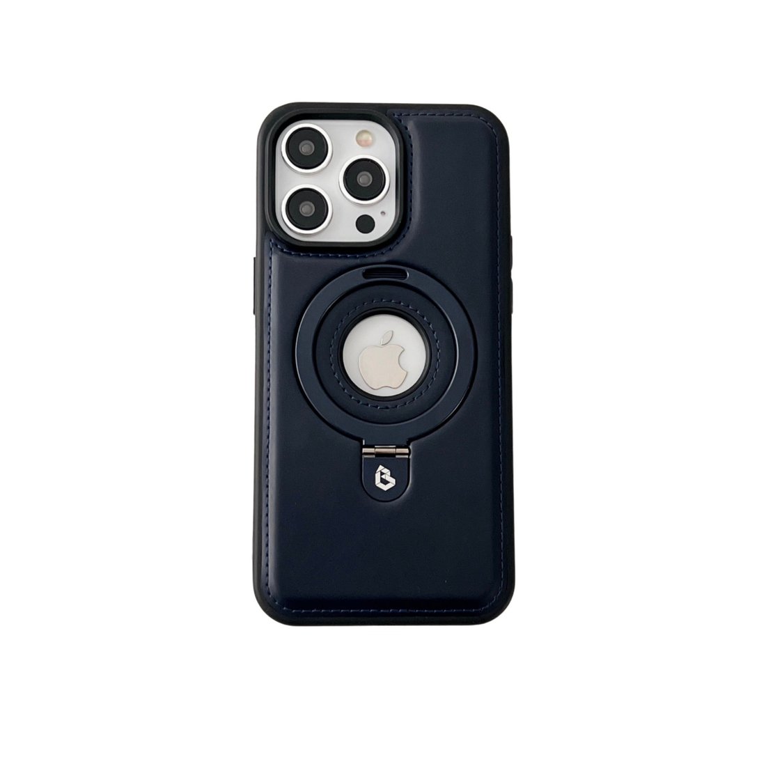(🔥Last Day Promotion )🔥Full-Coverage Shockproof Leather Magnetic Stand iPhone Case