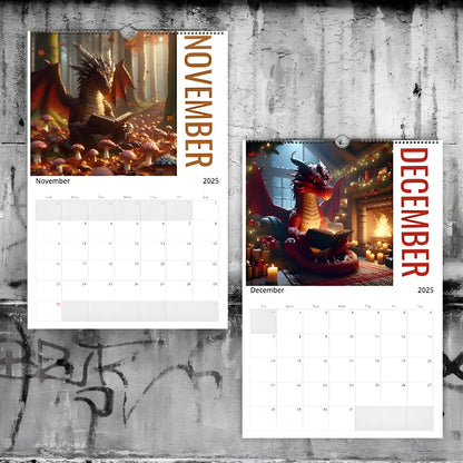 Book Dragon Calendar 2025
