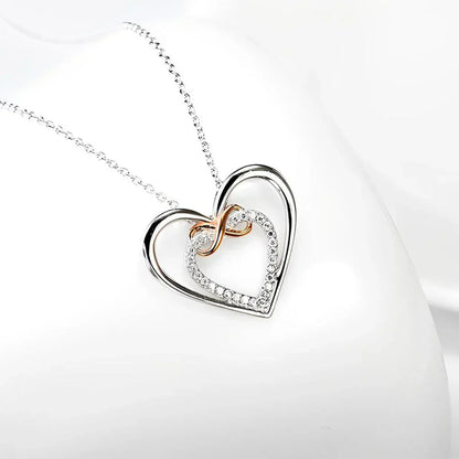 Granddaughter, Always Keep Me in Your Heart - Infinity Pendant