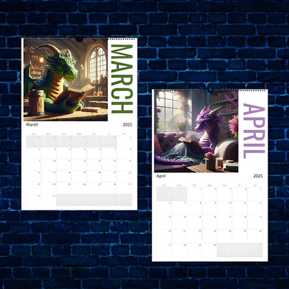 Book Dragon Calendar 2025
