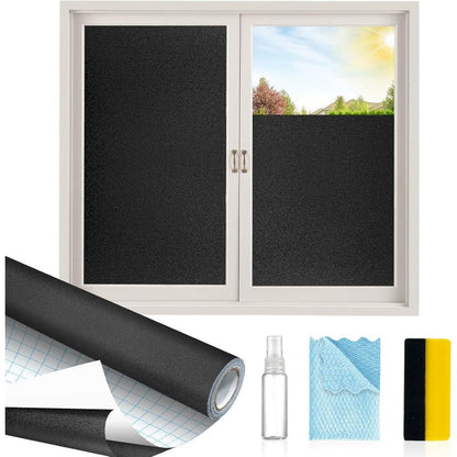 One-Way Privacy Window Film – Static Cling Mirror Tint with Full DIY Kit