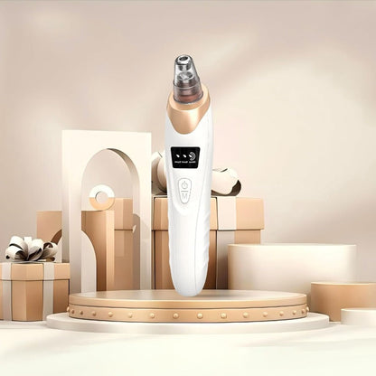 Rechargeable Pore Vacuum – 6-in-1 Blackhead Remover with Smart Display & Extraction Kit