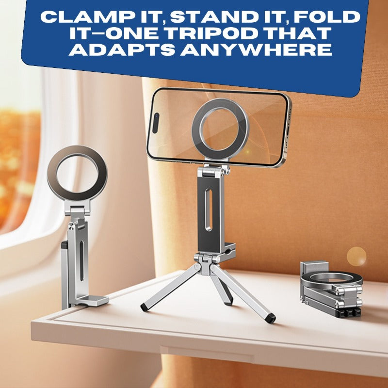 MagGrip Mini Tripod Pro – All-in-One Magnetic Stand for Phones