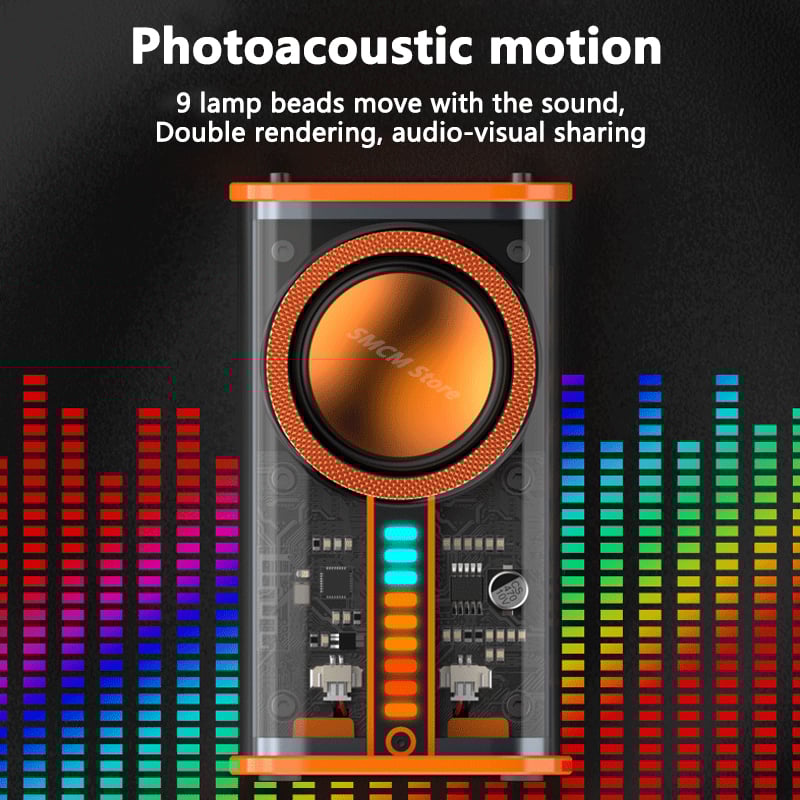 Tokyo Transparent mecha wireless bluetooth speaker