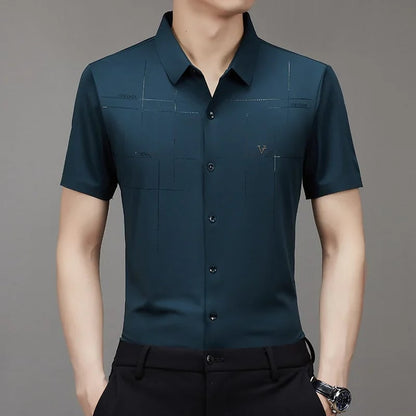 MEN'S ICE SILK BUSINESS SHIRT