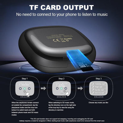 🔥2024 Hot Sale⏰Erazer True Wireless Open Ear Earbuds Bluetooth 5.4