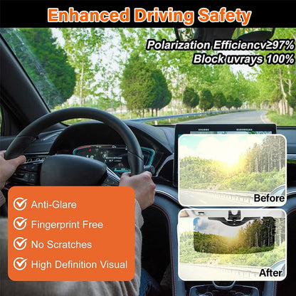 🔥Christmas Sale 50% OFF - Anti-Glare Driving Visor for Sun Glare & Snow Blindness
